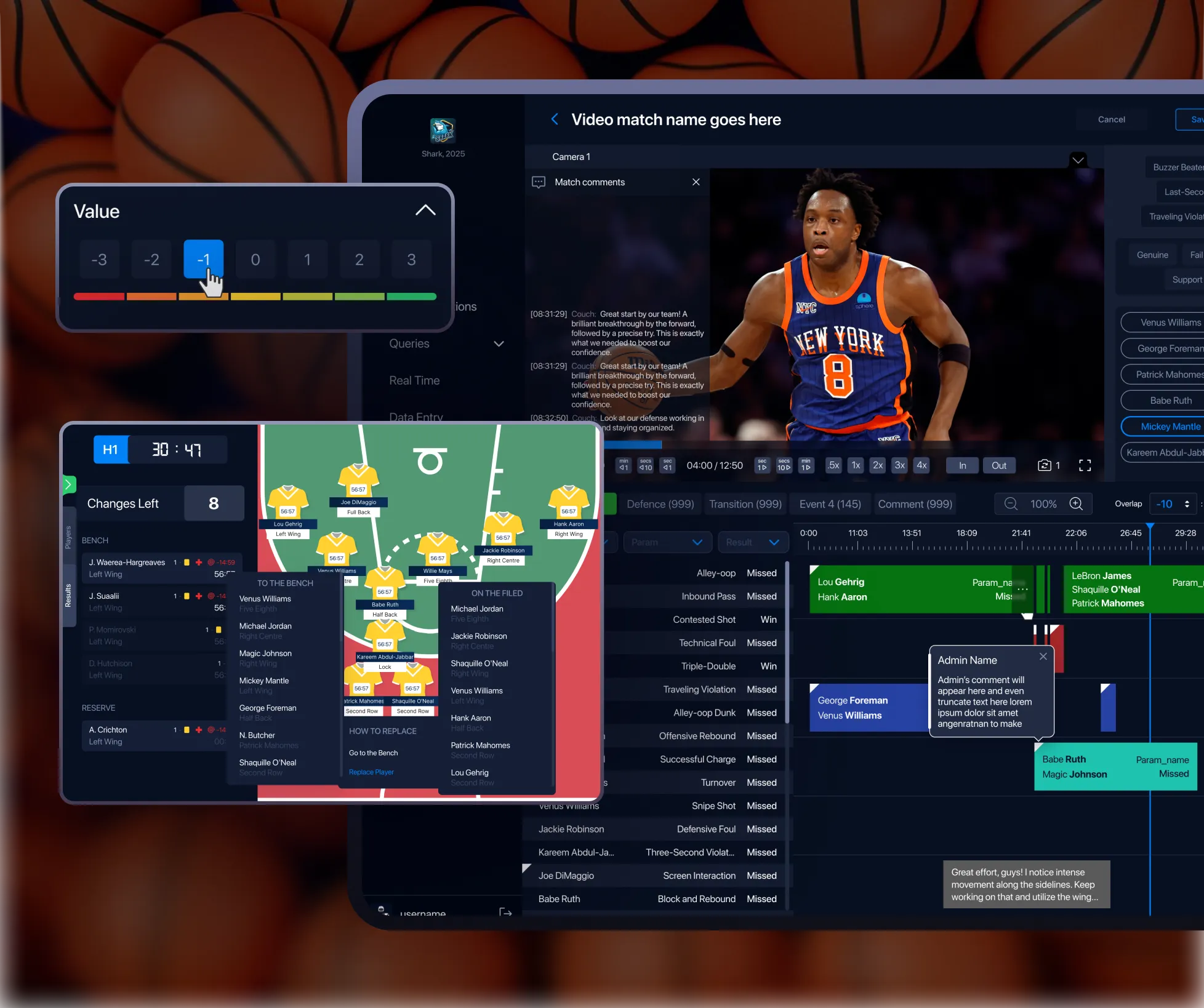 Smart Sports Analysis Software for Coaches