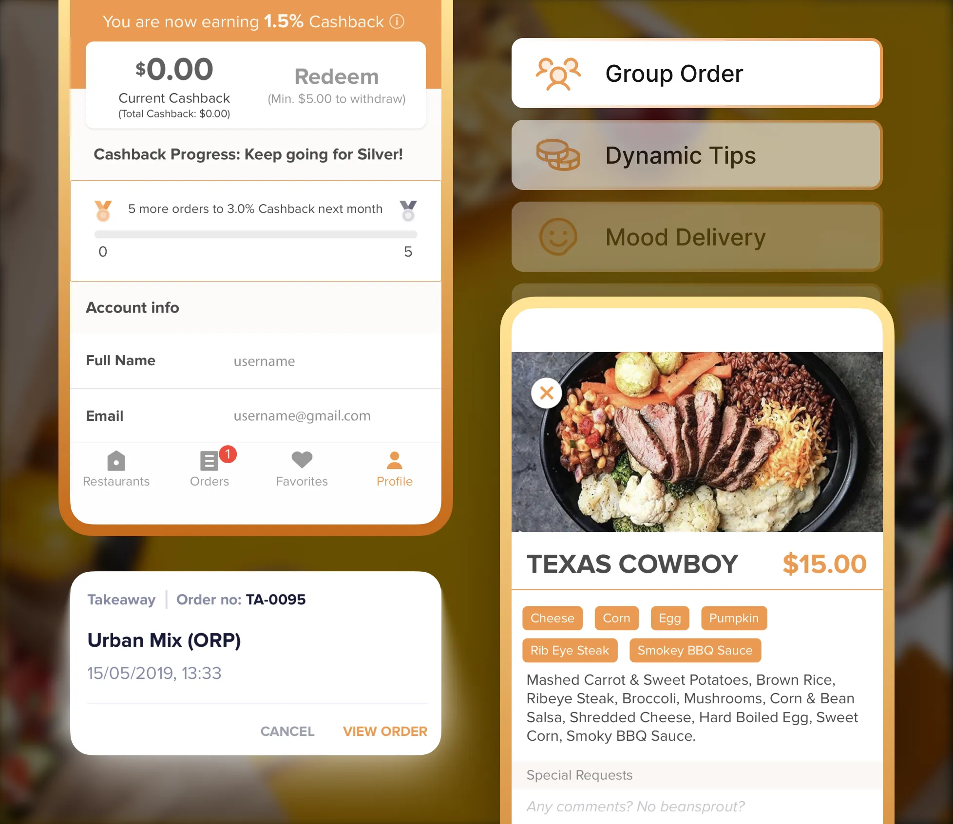 Mobile Ordering App for Restaurant