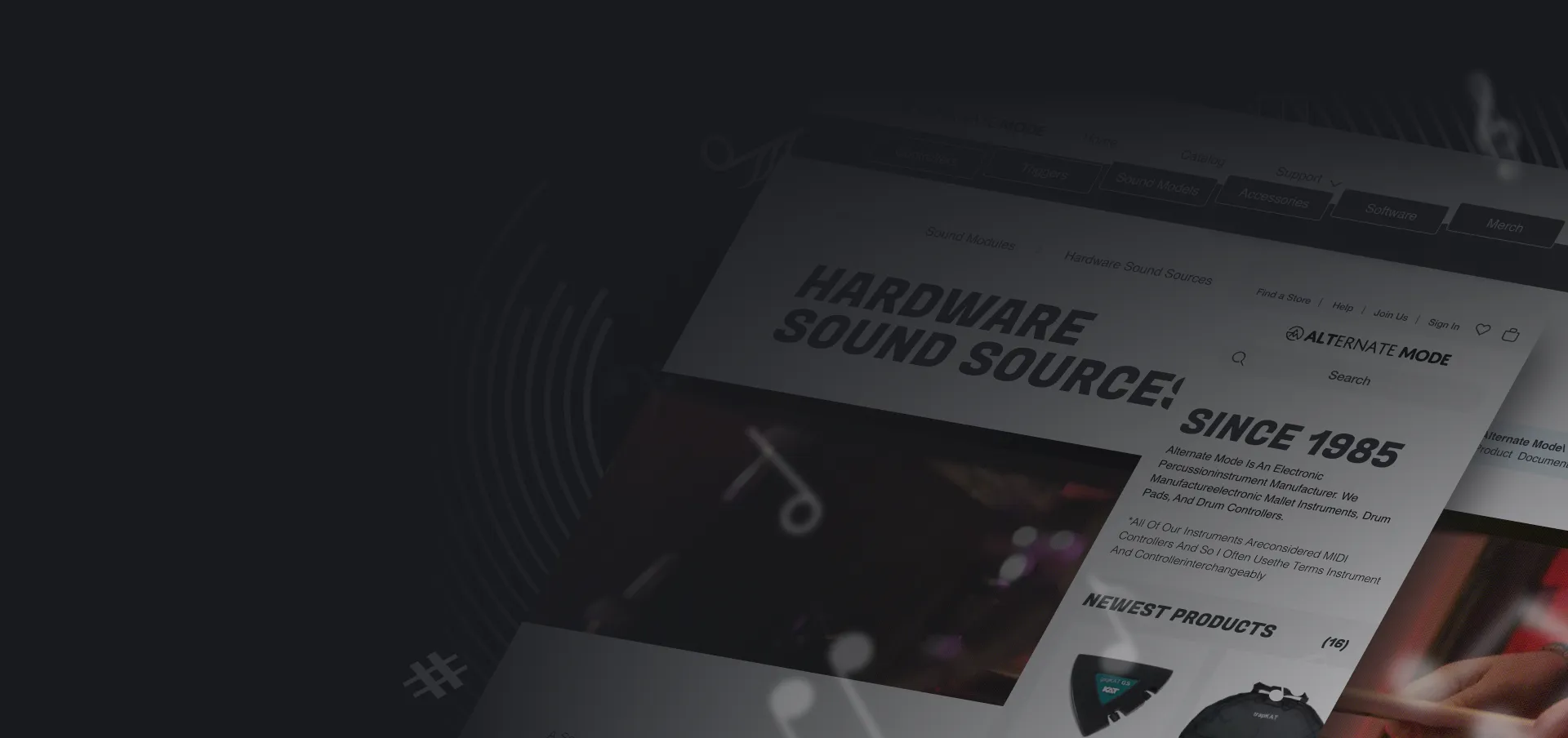 E-commerce Store for Electronic Percussion Instruments