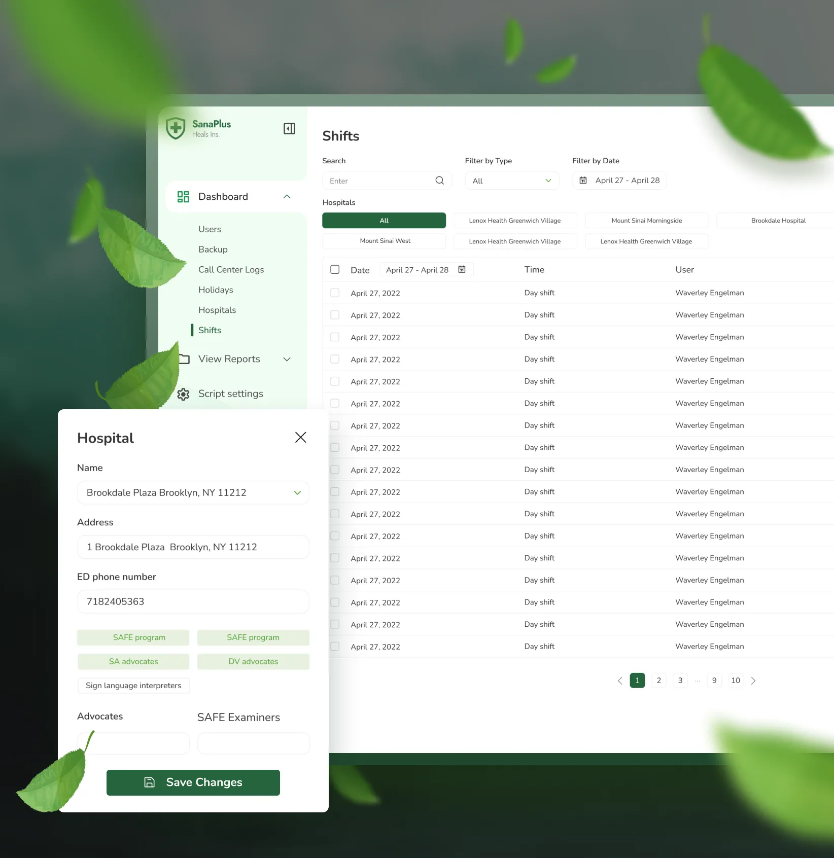Shift Scheduling Software for Crisis Counseling Center