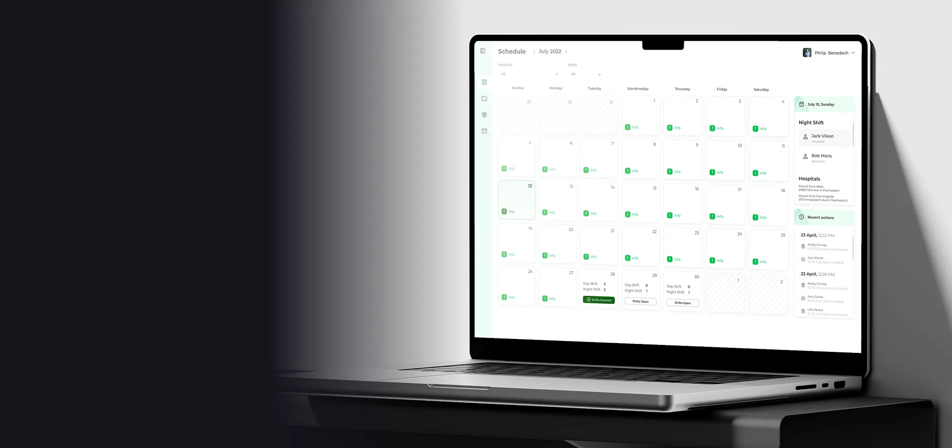 Shift Scheduling Software for Crisis Counseling Center