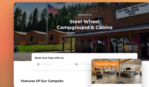 Website Redesign for Campground