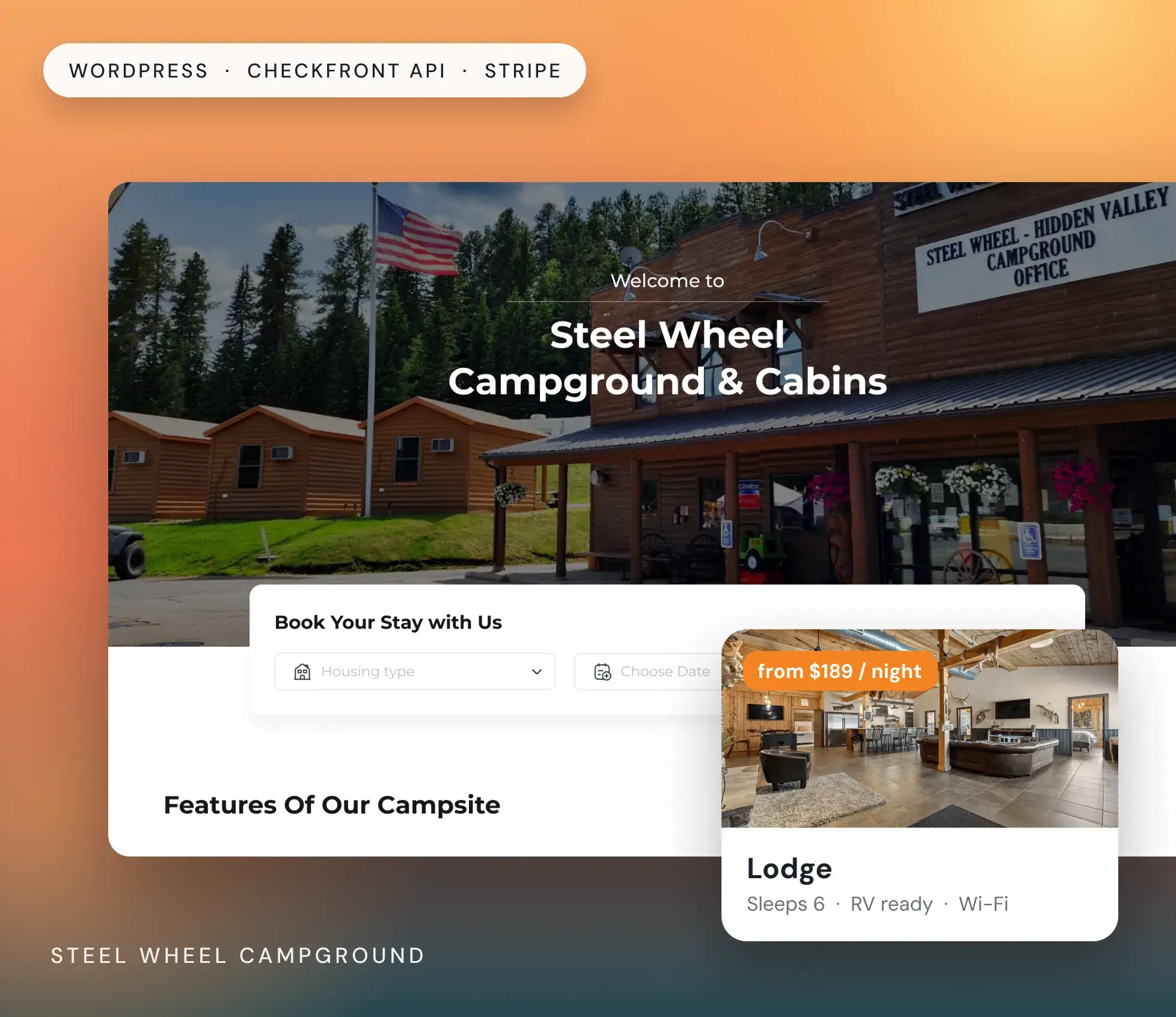 Website Redesign for Campground