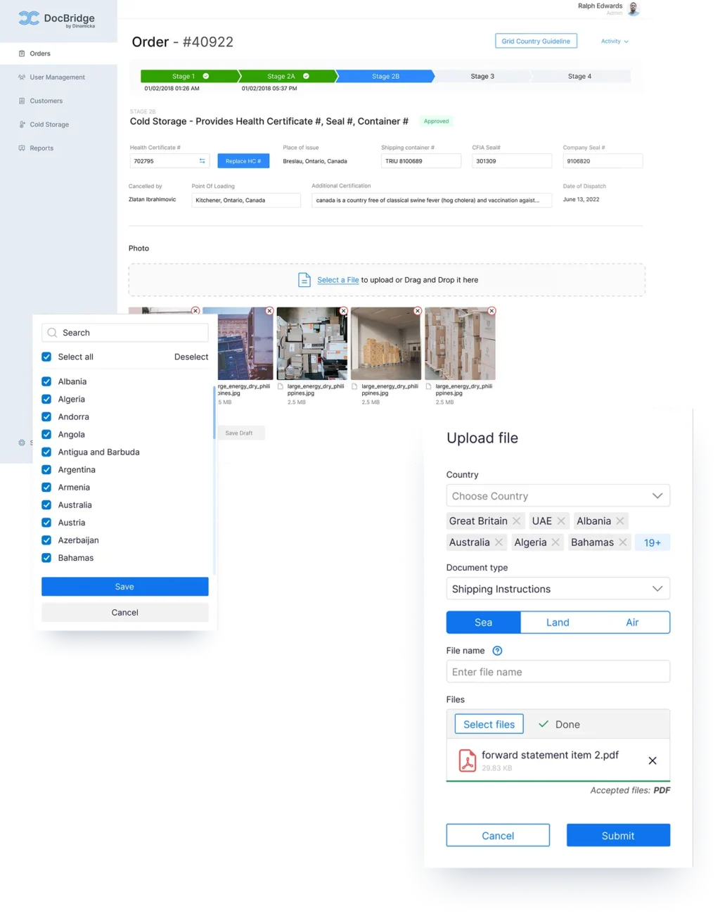 A bespoke document management system for manufacturing.
