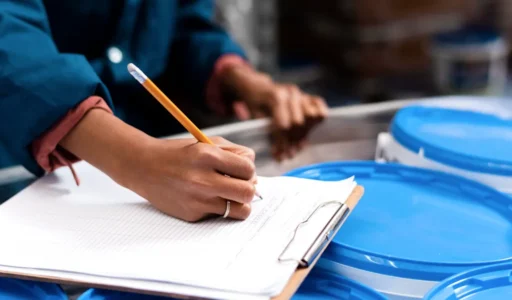 The manual processing of documents by a production floor employee is one of the stages in the automation of documentation in manufacturing.